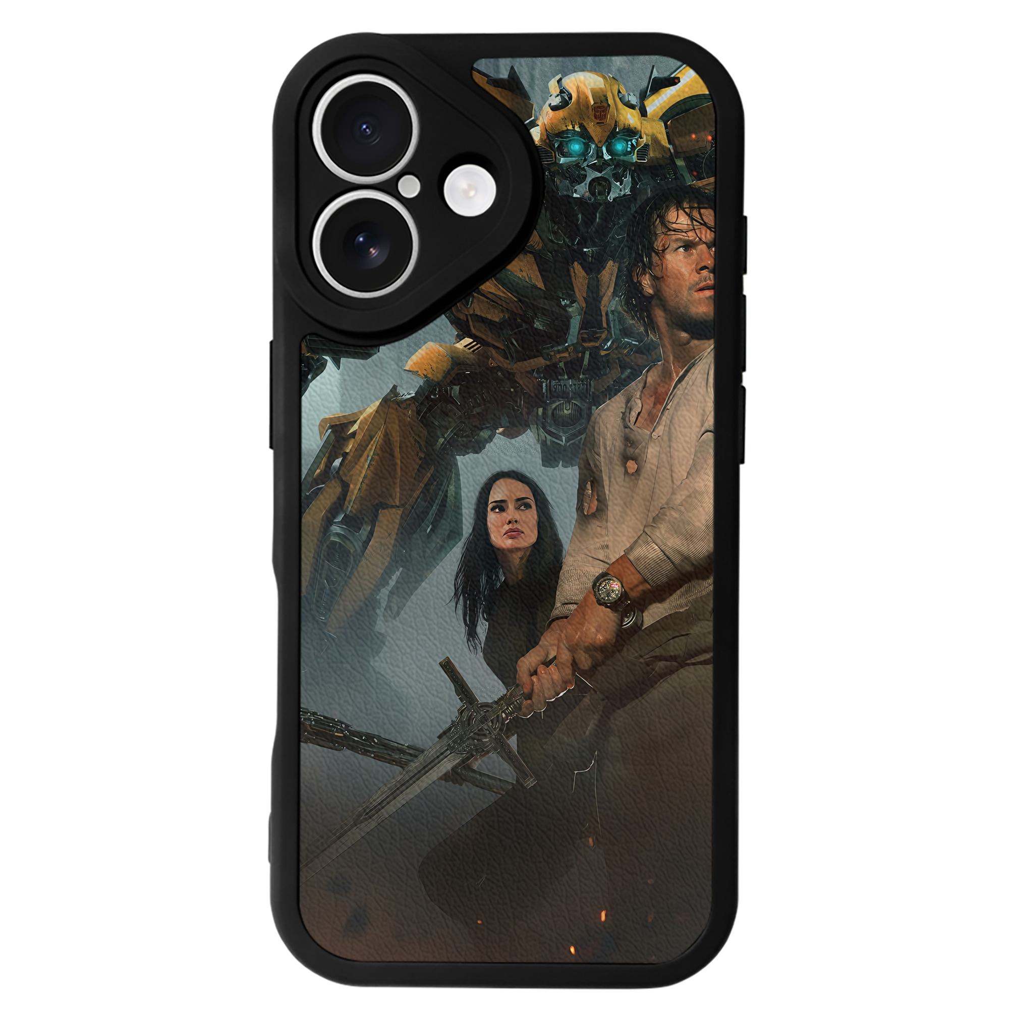 （画像用） Transformers トランスフォーマー 【iPhone 16シリーズ対応】シリコンスマホケース（レザー調） 材質：シリコン